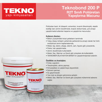 Teknobond 200 P R2t Classe Pâte Adhésive Polyuréthane