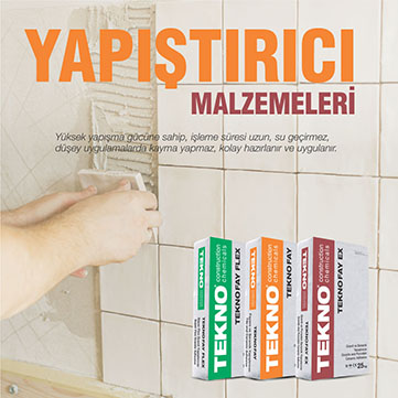 Yapıştırma Ve Derz Dolgu Malzemeleri